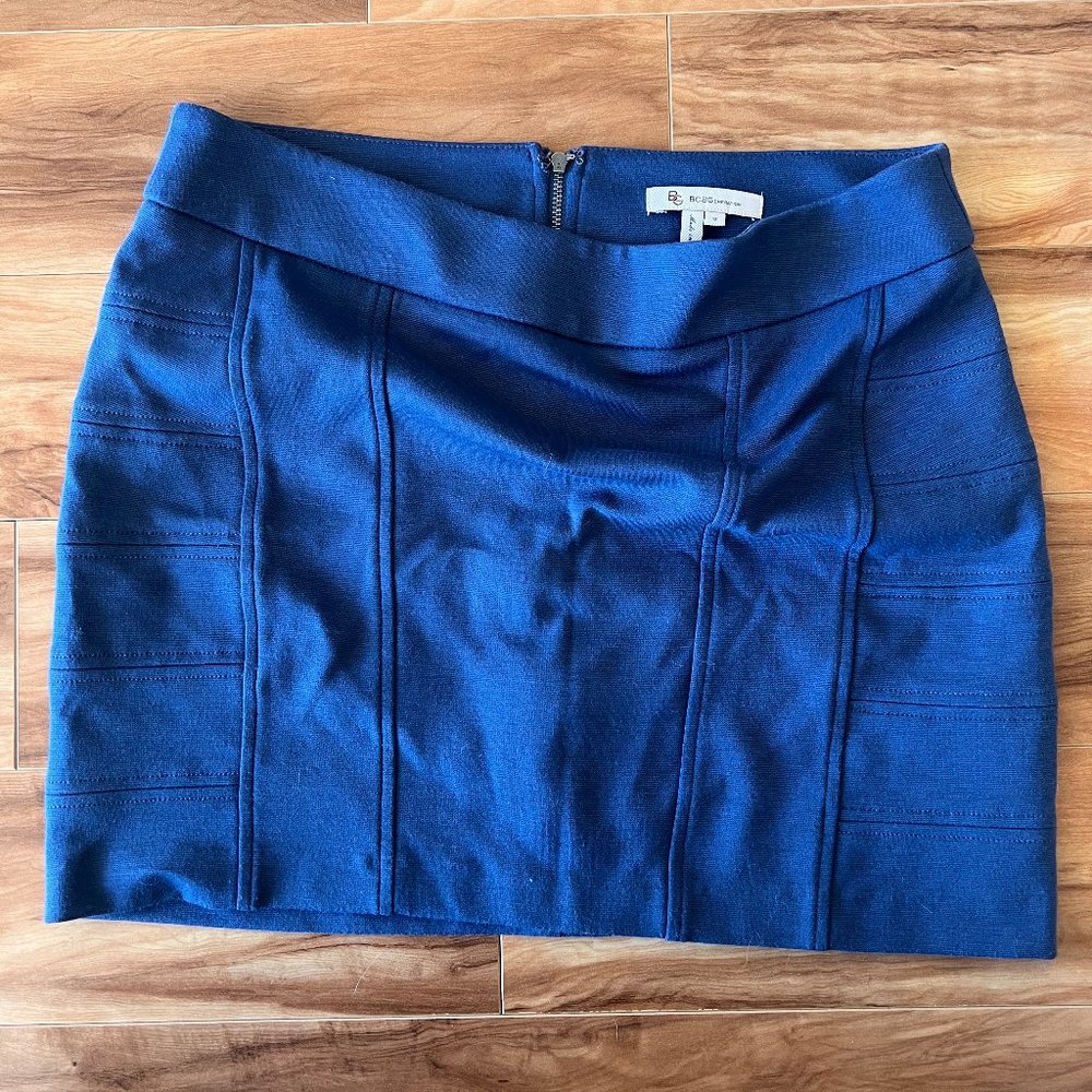BCBGeneration Blue Mini Skirt, Size 12